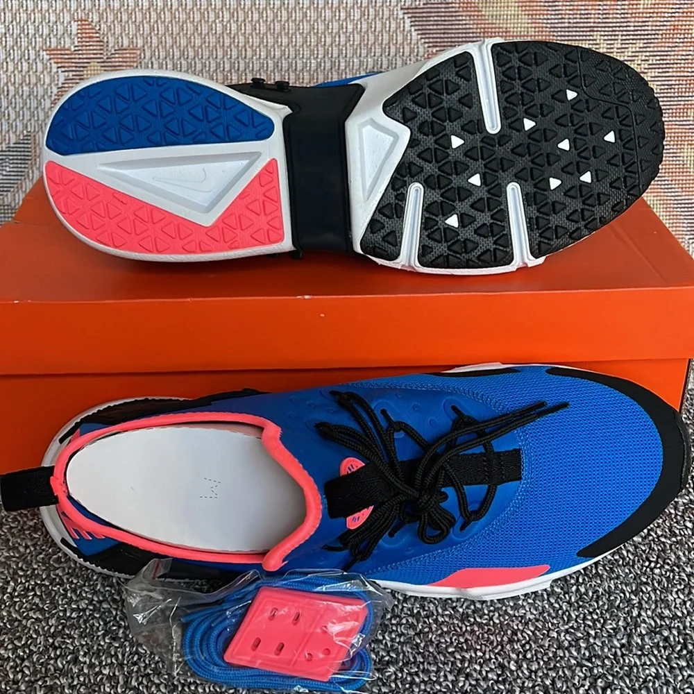 NIKE Men’s AIR HUARACHE DRIFT
BLUE NEBULA/BLACK
AH7334 403 Sneakers Athletic - Picture 4 of 16